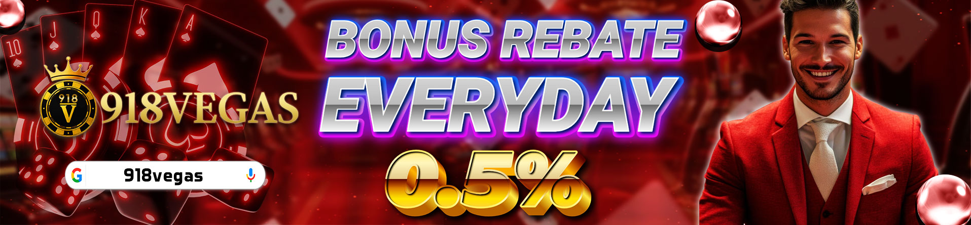 BONUS REBATE EVERYDAY 918VEGAS